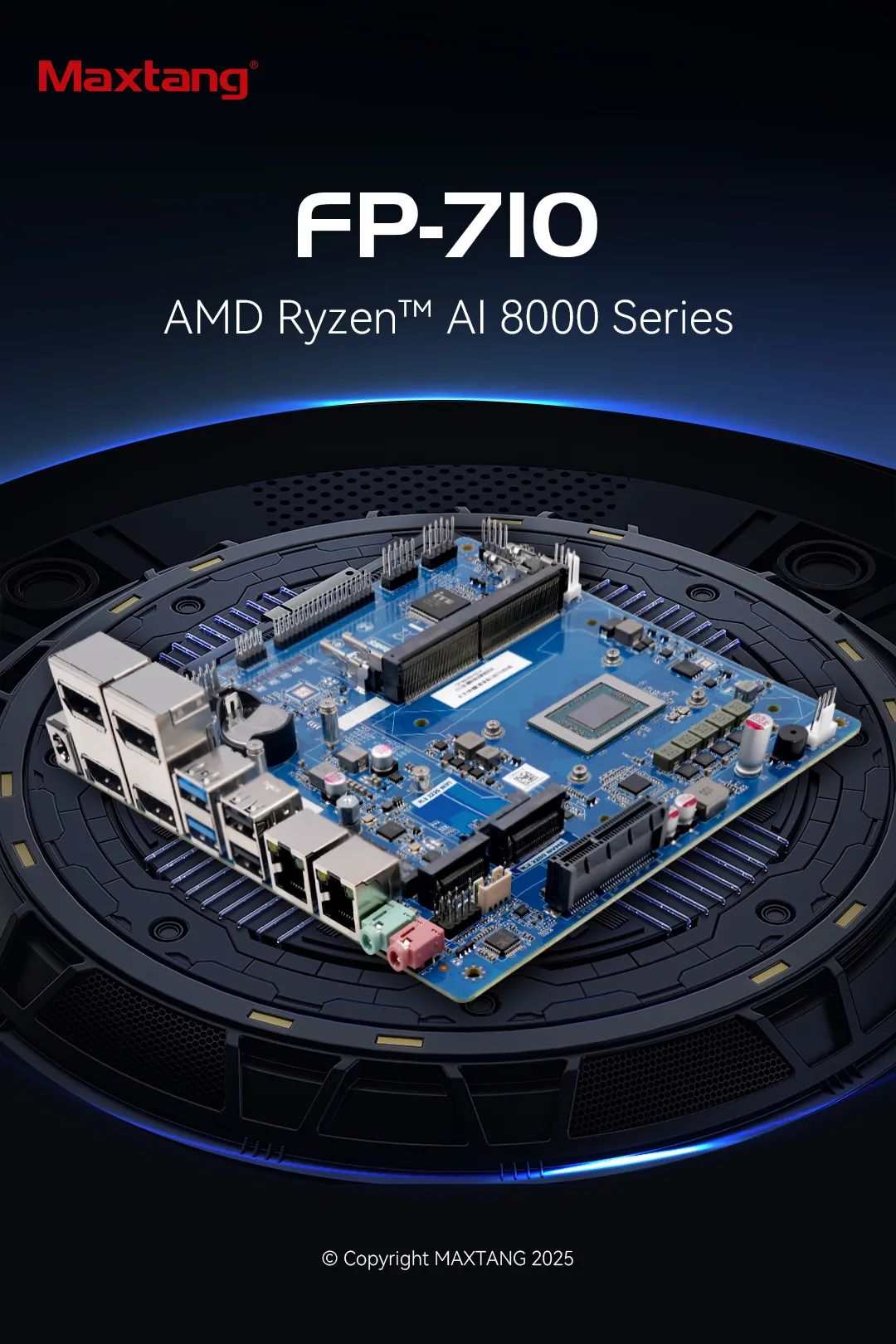 新品推荐 | Maxtang FP-710 Mini ITX主板：AMD Ryzen™ AI加持，四屏4K输出，解锁高效生产力